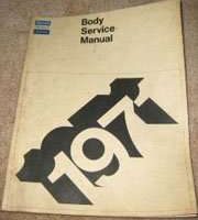 1971 Chrysler Newport Body Service Manual
