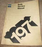 1971 Plymouth Road Runner Body Service Manual