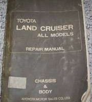 1970 Toyota Land Cruiser FJ40 Chassis & Body Service Manual