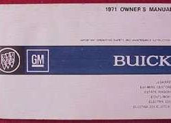 1971 Buick Lesabre Owner's Manual