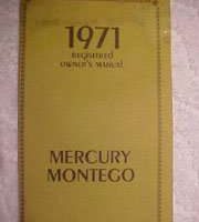 1971 Mercury Montego Owner's Manual