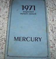 1971 Mercury Monterey & Marquis Owner's Manual
