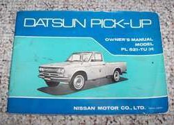 1971 Datsun Pick-Up Truck Owner's Manual