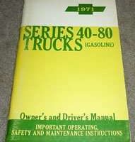 1971 Chevrolet Truck 40-80 Series Gasoline Owner's Manual