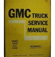 1971 GMC Truck 4500-6500 Service Manual