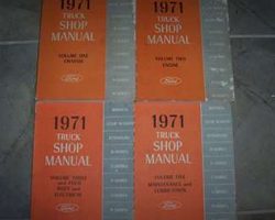 1971 Ford C-Series Truck Service Manual