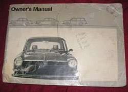 1971 Volkswagen Type 3 Owner's Manual