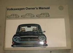 1971 Volkswagen Type 4 Owner's Manual