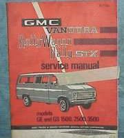 1971 GMC Vandura, Rally Wagon & Rally STX Service Manual