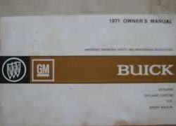 1971 Buick Skylark Owner's Manual