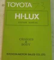 1973 Toyota Hi-Lux Chassis & Body Service Repair Manual
