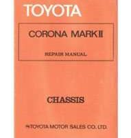 1973 Toyota Corona Mark II Chassis Service Repair Manual