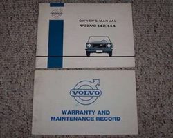 1972 Volvo 142 & 144 Owner's Manual Set