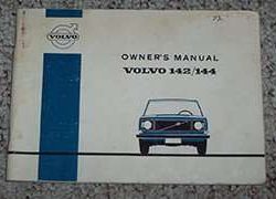 1972 Volvo 142 & 144 Owner's Manual