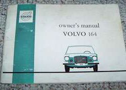 1972 Volvo 164 Owner's Manual