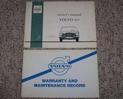 1972 Volvo 164 Owner's Manual Set
