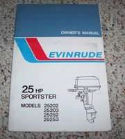 1972 Evinrude 25 HP Owner's Manual