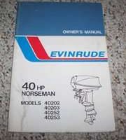 1972 Evinrude 40 HP Owner's Manual