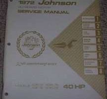 1972 Johnson 40 HP Outboard Motor Service Manual