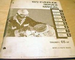 1972 Evinrude 65 HP Models Service Manual