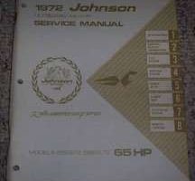 1972 Johnson 65 HP Outboard Motor Service Manual