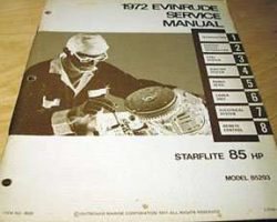 1972 Evinrude 85 HP Models Service Manual