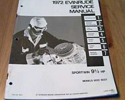 1972 Evinrude 9.5 HP Models Service Manual