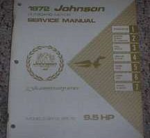 1972 Johnson 9.5 HP Outboard Motor Service Manual