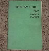 1972 Mercury Comet Owner's Manual