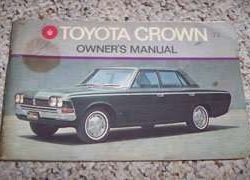 1972 Toyota Crown Owner's Manual