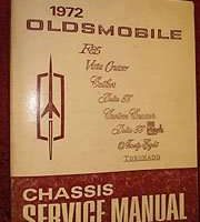 1972 Oldsmobile F85 Service Manual