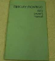 1972 Mercury Montego Owner's Manual