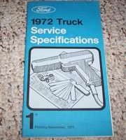 1972 Ford C-Series Truck Specifications Manual