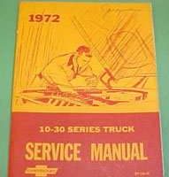1972 Chevrolet Suburban Chassis Service Manual
