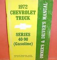 1972 Chevrolet Truck 40-90 Series Gasoline Owner's Manual