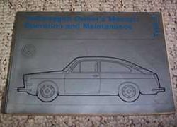 1972 Volkswagen Type 3 Owner's Manual