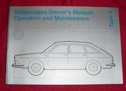 1972 Volkswagen Type 4 Owner's Manual