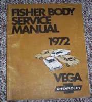1972 Chevrolet Vega Fisher Body Service Manual