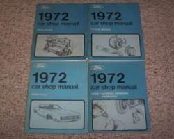 1972 Lincoln Continental Service Manual