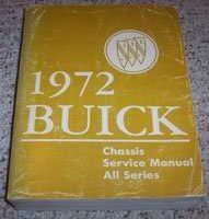 1972 Buick GSX Chassis Service Manual
