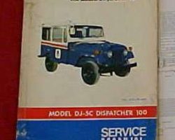 1973 Jeep Dispatcher 100 DJ-5C Service Manual