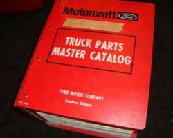 1973 Ford F-100 Light Truck Master Parts Catalog Illustrations