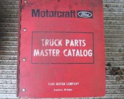 1978 Ford CL-Series Truck  Master Parts Catalog Illustrations
