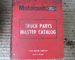 1975 Ford L-Series Truck  Master Parts Catalog Illustrations