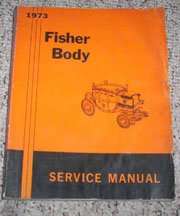 1973 Pontiac Trans Am Fisher Body Shop Service Repair Manual