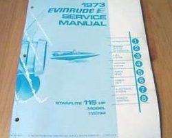 1973 Evinrude 115 HP Models Service Manual