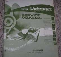 1973 Johnson 115 HP Outboard Motor Service Manual