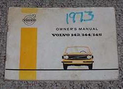1973 Volvo 142, 144 & 145 Owner's Manual