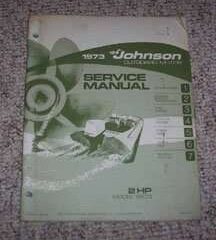 1973 Johnson 2 HP Outboard Motor Service Manual