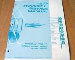 1973 Evinrude 40 HP Models Service Manual